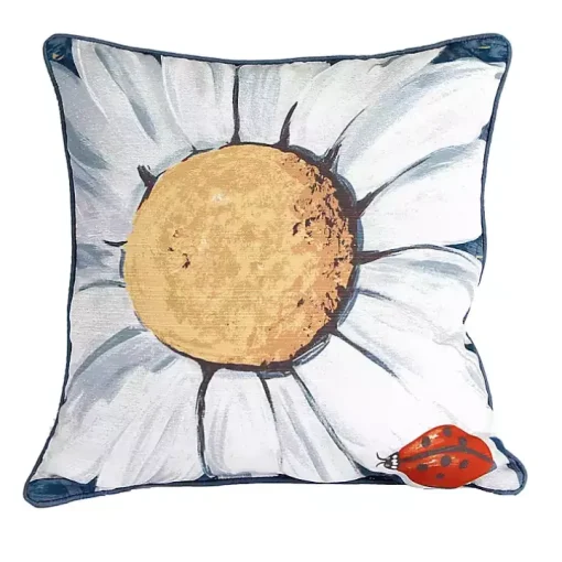 Daisy and Lady Bug Pillow