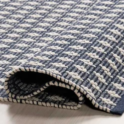 Dark Gray and Ivory Dainty Diamond Runner