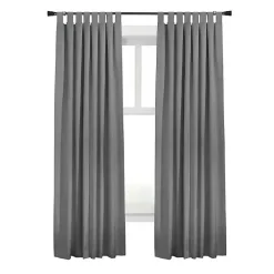Dark Gray Ventura Blackout Curtain Panel, 95 in.