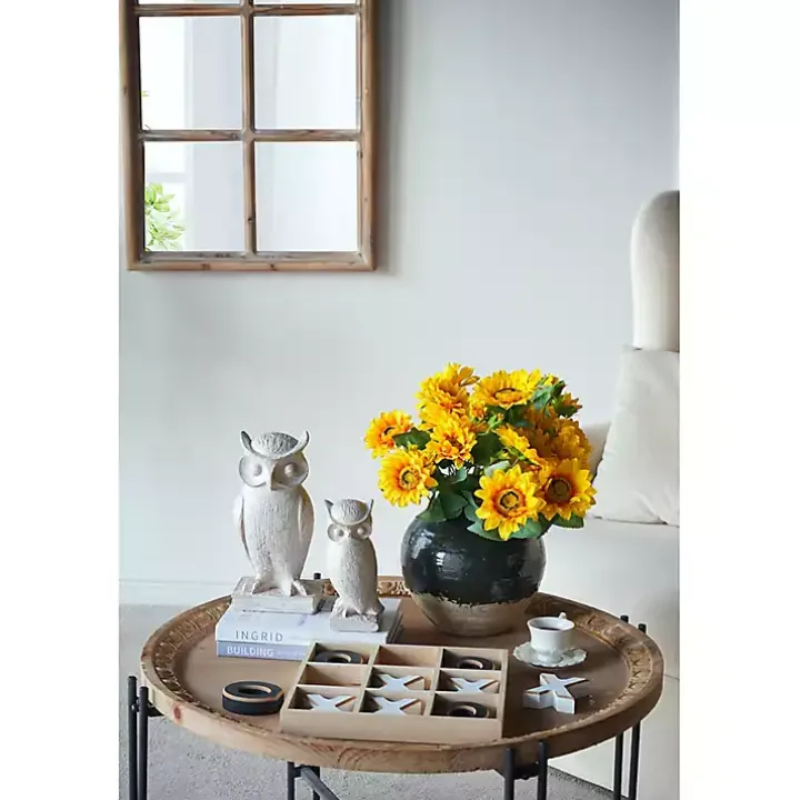 Dark Green Two-Tone Round Vase