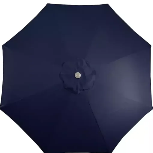 Dark Navy Tilt Hand Crank Outdoor Umbrella