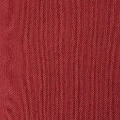 Dark Red Woven Fringe Edge Pillow