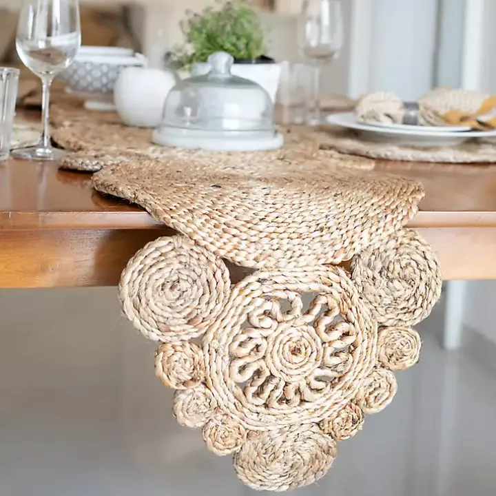 Decorative Braided Jute Table Runner