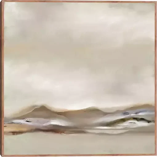 Desert View Framed Canvas Art Print