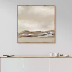 Desert View Framed Canvas Art Print