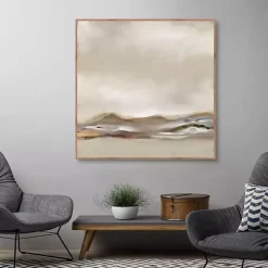 Desert View Framed Canvas Art Print