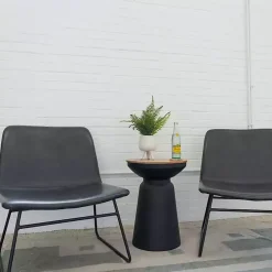 Desktop Palm Plant in White Planter