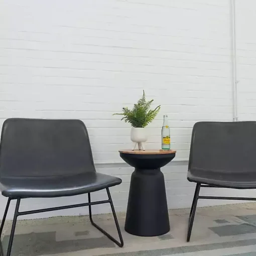 Desktop Palm Plant in White Planter