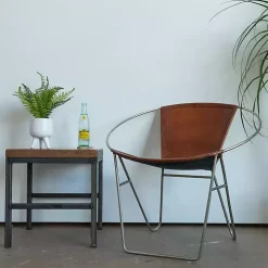 Desktop Palm Plant in White Planter