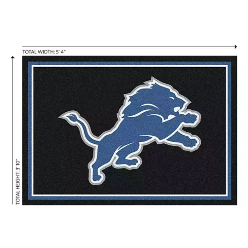 Detroit Lions Area Rug, 4x6