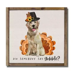 Did Somebody Say Gobble Framed Wall Plaque