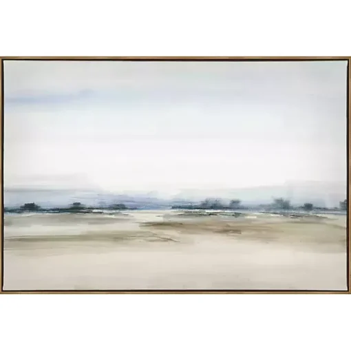 Distant Framed Canvas Art Print