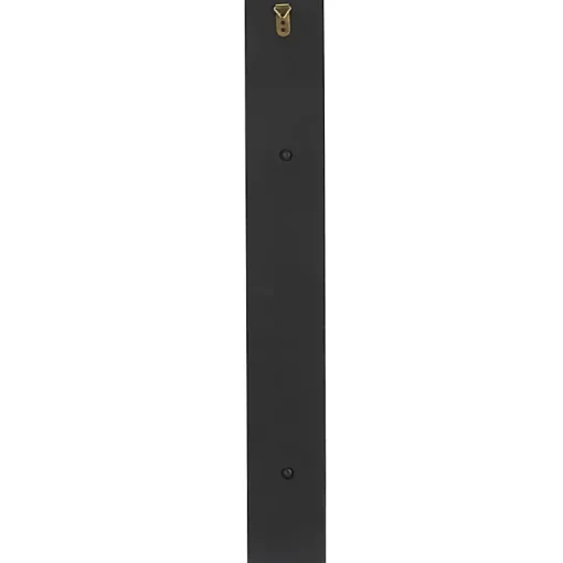 Distressed Black Scrolled Metal Sconce
