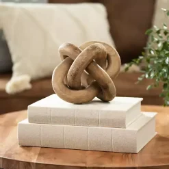 Distressed Brown Wooden Knot