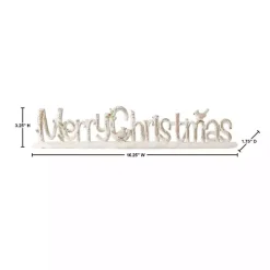 Distressed Merry Christmas Tabletop Sign