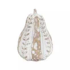 Distressed White Pumpkins, Set of 3