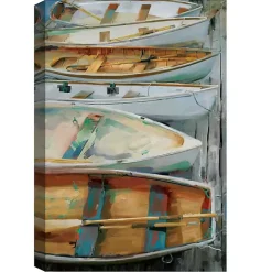 Dockside Canvas Art Print