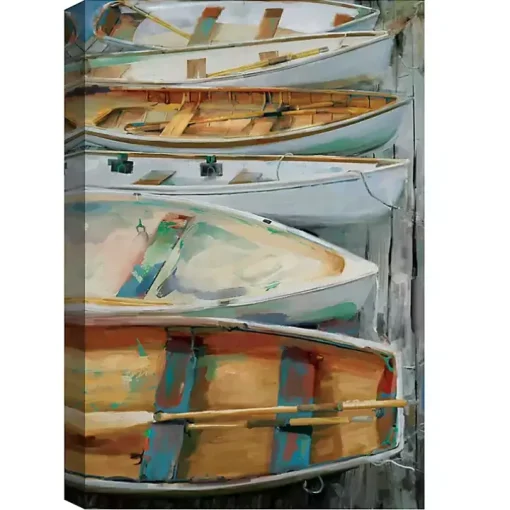 Dockside Canvas Art Print