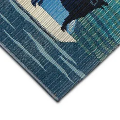 Dogs on Sailboats Indoor/Outdoor Rug, 3x4