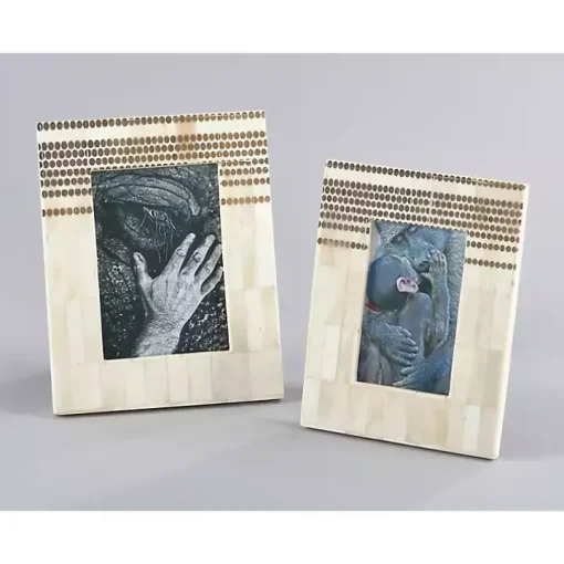 Dotted Wide Border Picture Frame, 4x6