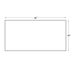 Double Border Doormat, 48x30 in.