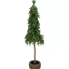 Downswept Pine Glitter Christmas Tree
