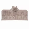 Dreaming of a White Christmas Tabletop Sign