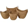 Dutch Woven Seagrass Baskets, Set of 4
