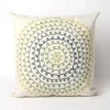 Earthy Ivory Lamontage Swirl Outdoor Throw Pillow