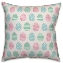 Easter Eggs Pattern Pillow