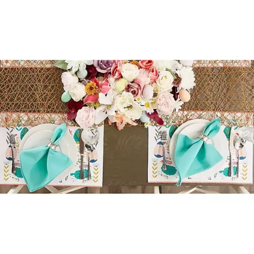 Easter Folk Garden Placemats, Set of 6
