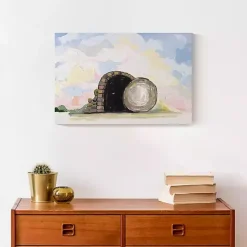 Easter Tomb Painterly Canvas Wall Art