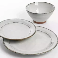 Eggshell Glazed Round 12-pc. Dinnerware Set