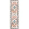 Eleanor Distressed Medallion Washable Runner