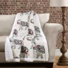 Elephant Sherpa Throw Blanket