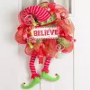 Elf Legs Christmas Wreath