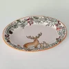 Embossed Woodland Christmas Serving Platter
