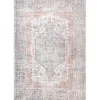Etta Distressed Vintage Washable Area Rug, 5x8