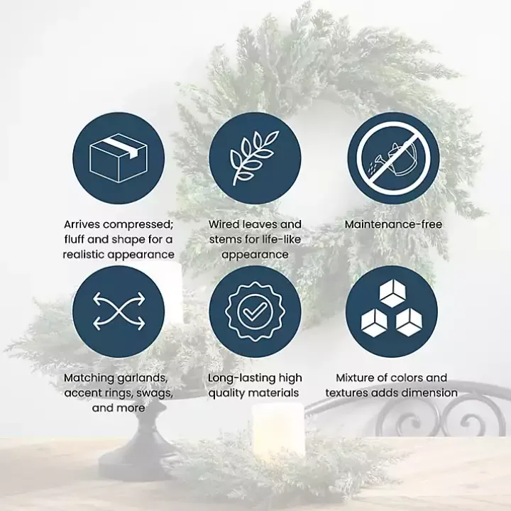 Eucalyptus and Wax Flower Wreath