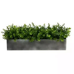 Eucalyptus Arrangement in Gray Planter Box