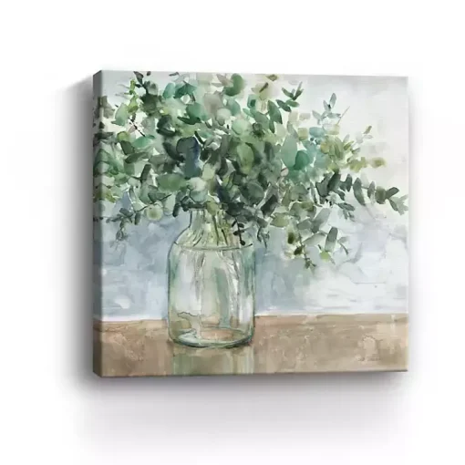 Eucalyptus Bouquet Giclee Canvas Print, 40x40 in.