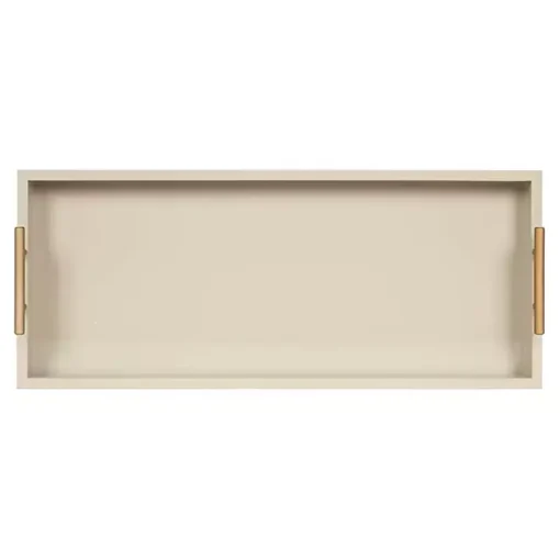 Evelyn Cream Narrow Decorative Tray