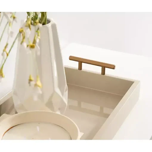 Evelyn Cream Narrow Decorative Tray