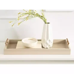 Evelyn Cream Narrow Decorative Tray