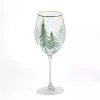 Evergreen Wine Glass