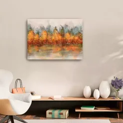 Fall Abstract Canvas Art Print, 32x24 in.