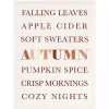 Fall Essentials Framed Wall Plaque
