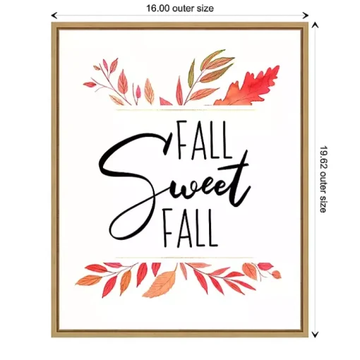 Fall Sweet Fall Foliage Framed Wall Art