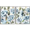 Farmhouse Peonies Framed Canvas Prints, Set of 2
