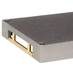 Faux Leather Gray Tray